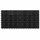 vidaXL Faszegély járólap 6 pcs Sötét Barna 60 x 30 cm WPC