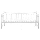vidaXL fehér fém kihúzható kanapéágy-keret 90 x 200 cm