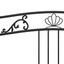 vidaXL fekete fém kanapéágykeret 90 x 200 cm