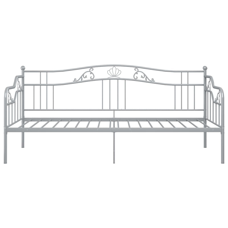 vidaXL szürke fém kanapéágy-keret 90 x 200 cm