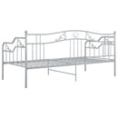vidaXL szürke fém kanapéágy-keret 90 x 200 cm