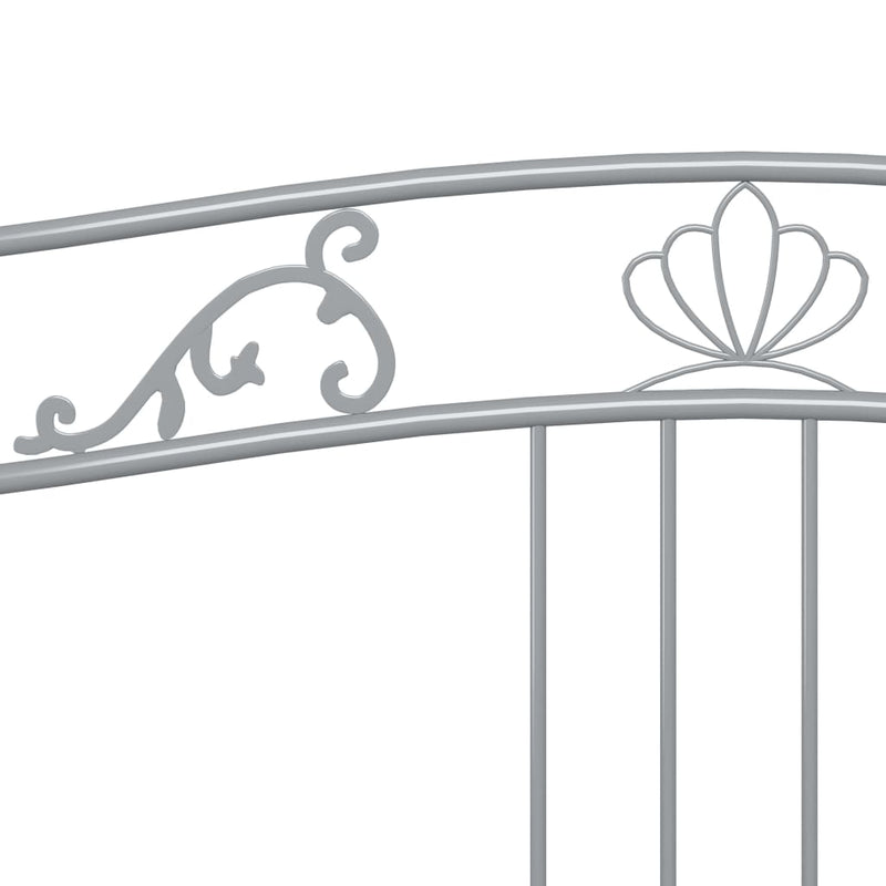 vidaXL szürke fém kanapéágy-keret 90 x 200 cm