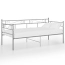 vidaXL szürke fém kanapéágy-keret 90 x 200 cm