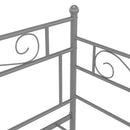 vidaXL szürke fém kanapéágy-keret 90 x 200 cm