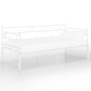 vidaXL fehér fém kihúzható kanapéágy-keret 90 x 200 cm