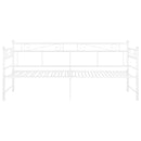 vidaXL fehér fém kihúzható kanapéágy-keret 90 x 200 cm