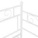 vidaXL fehér fém kihúzható kanapéágy-keret 90 x 200 cm
