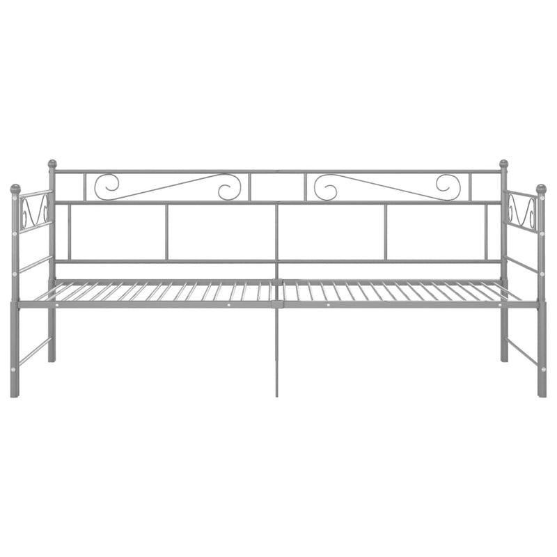 vidaXL szrüke fém kihúzható kanapéágy-keret 90 x 200 cm