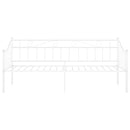 vidaXL fehér fém kanapéágykeret 90 x 200 cm