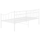 vidaXL fehér fém kanapéágykeret 90 x 200 cm