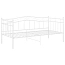 vidaXL fehér fém kanapéágykeret 90 x 200 cm