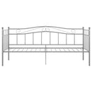 vidaXL szürke fém kanapéágy-keret 90 x 200 cm