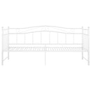 vidaXL fehér fém kihúzható kanapéágykeret 90 x 200 cm