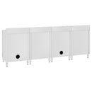 vidaXL rozsdamentes acél kereskedelmi konyhai mosogató 240 x 60 x 96 cm