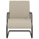 vidaXL világosszürke konzolos műbőr szék