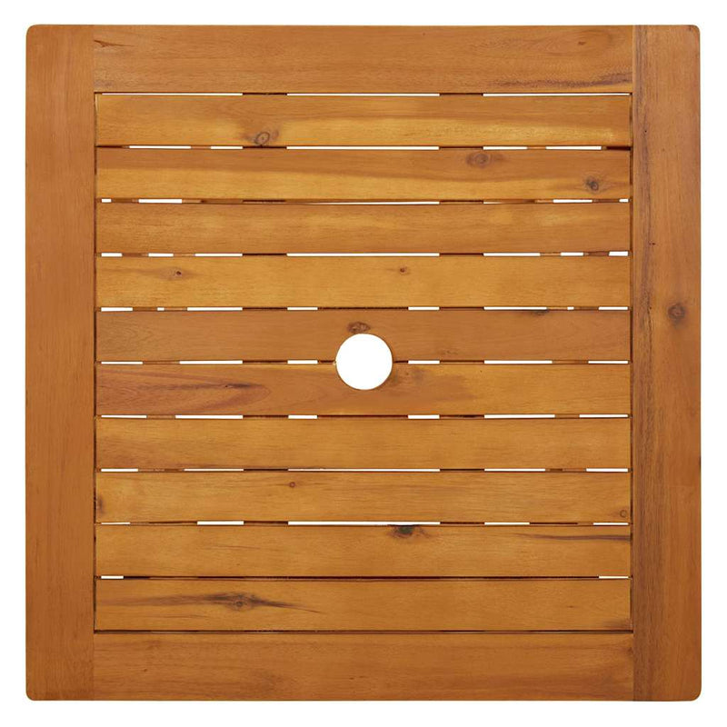 vidaXL összecsukható tömör akácfa kerti asztal 60 x 60 x 75 cm