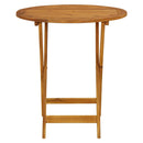 vidaXL összecsukható tömör akácfa kerti asztal 70 cm