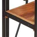 vidaXL 3 szintes tömör akácfa könyvespolc 60 x 30 x 80 cm