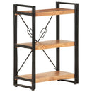 vidaXL 3 szintes tömör akácfa könyvespolc 60 x 30 x 80 cm