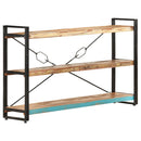 vidaXL 3 szintes tömör újrahasznosított fa könyvespolc 140x30x80 cm