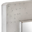 vidaXL fém repülős tükör 80 x 50 cm