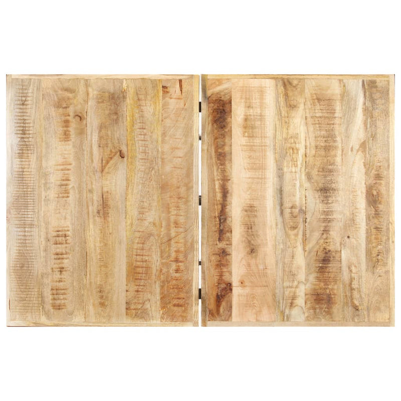 vidaXL tömör mangófa dohányzóasztal 142 x 90 x 42 cm