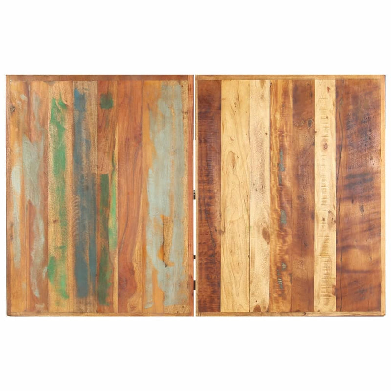 vidaXL tömör újrahasznosított fa dohányzóasztal 142 x 90 x 42 cm