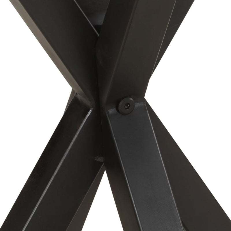 vidaXL tömör akácfa kisasztal 48 x 48 x 56 cm