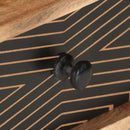 vidaXL tömör akácfa dohányzóasztal 100 x 50 x 39 cm