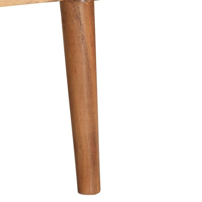 vidaXL tömör akácfa dohányzóasztal 100 x 50 x 39 cm