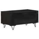 vidaXL tömör mangófa dohányzóasztal 90 x 50 x 45 cm