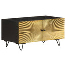 vidaXL tömör mangófa dohányzóasztal 90 x 50 x 45 cm