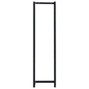 vidaXL fekete vas törölközőtartó 25 x 20 x 95 cm