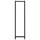 vidaXL fekete vas törölközőtartó 25 x 20 x 95 cm