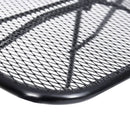 vidaXL fekete acél erkélyasztal 60 x 40 cm