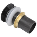 vidaXL szürke nyomógombos leeresztő túlfolyó nélkül 6,4x6,4x9,1 cm