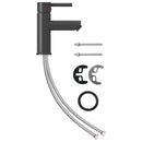 vidaXL szürke fürdőszobai mosdócsaptelep 130 x 176 mm