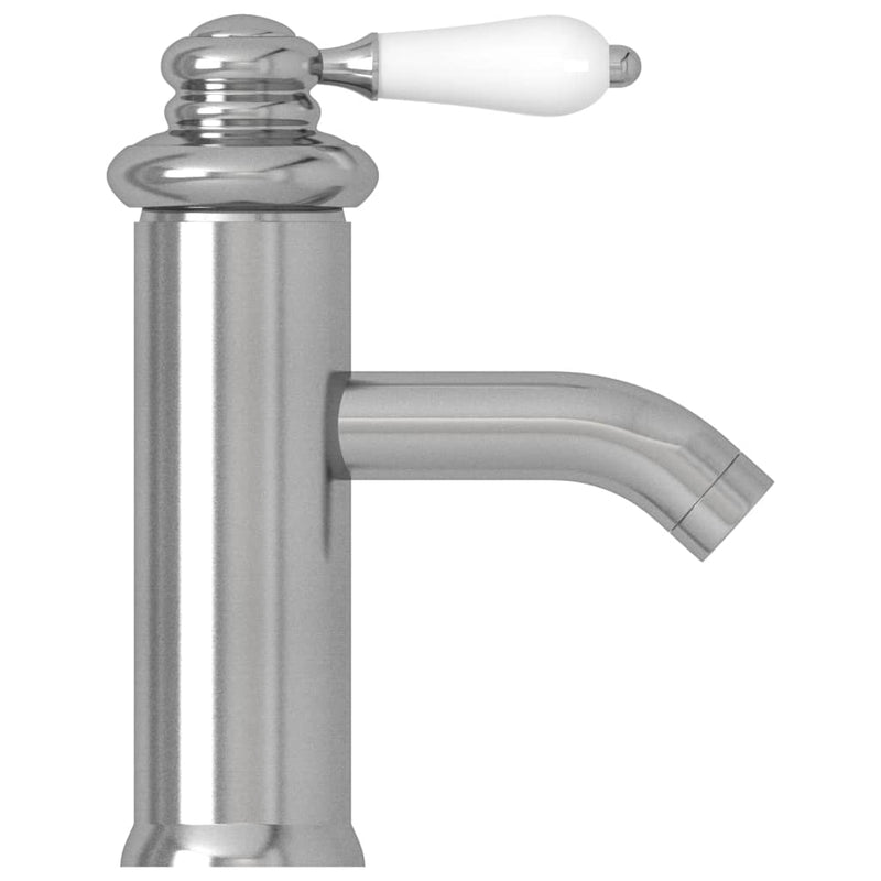 vidaXL ezüst fürdőszobai mosdócsaptelep 130 x 180 mm