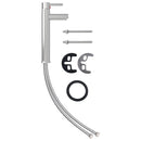 vidaXL ezüst fürdőszobai keverős csaptelep 12 x 30 cm