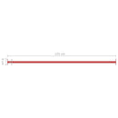 vidaXL 2 db piros acél húzódzkodó rúd 125 cm