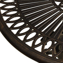 vidaXL bronzszínű öntött alumínium kerti asztal 62 x 62 x 65 cm