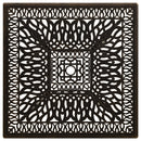 vidaXL bronzszínű öntött alumínium kerti asztal 90 x 90 x 73 cm