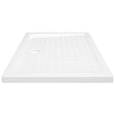 vidaXL fehér pettyes ABS zuhanytálca 90 x 70 x 4 cm