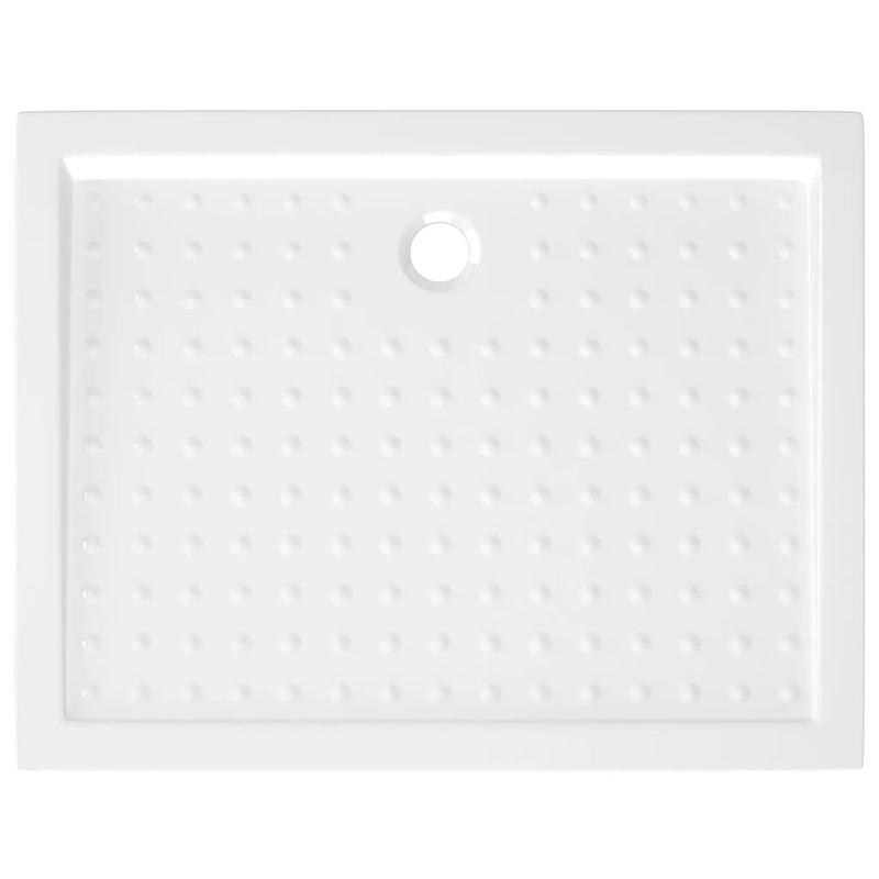 vidaXL fehér pettyes ABS zuhanytálca 90 x 70 x 4 cm