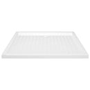 vidaXL fehér pettyes ABS zuhanytálca 80 x 100 x 4 cm