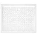vidaXL fehér pettyes ABS zuhanytálca 80 x 100 x 4 cm