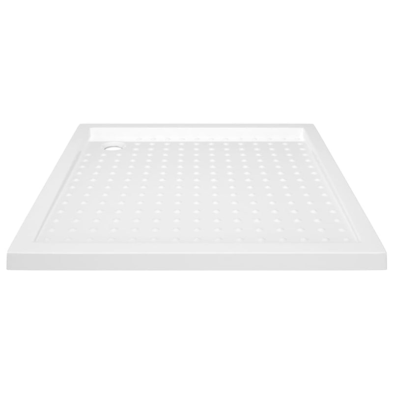 vidaXL fehér pettyes ABS zuhanytálca 90 x 90 x 4 cm