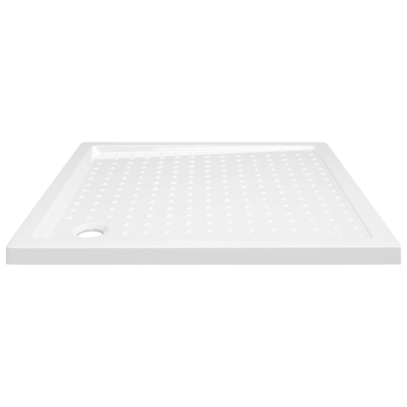 vidaXL fehér pettyes ABS zuhanytálca 90 x 90 x 4 cm