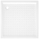 vidaXL fehér pettyes ABS zuhanytálca 90 x 90 x 4 cm