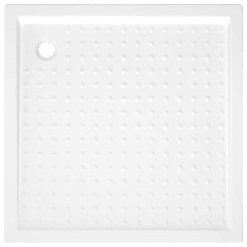 vidaXL fehér pettyes ABS zuhanytálca 90 x 90 x 4 cm